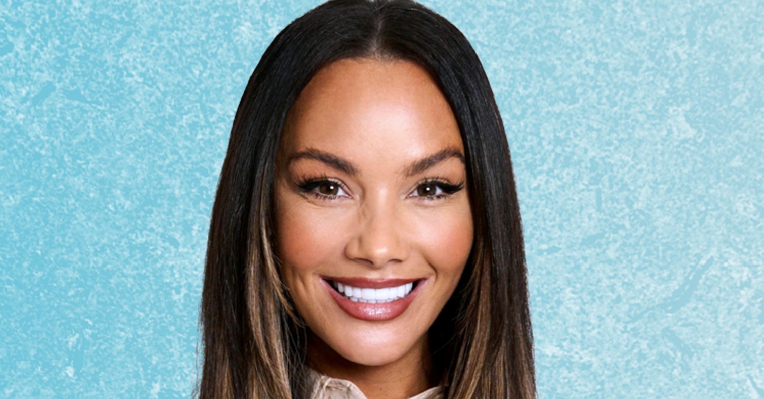 Chelsee Healey smiling in her Dancing on Ice headshot
