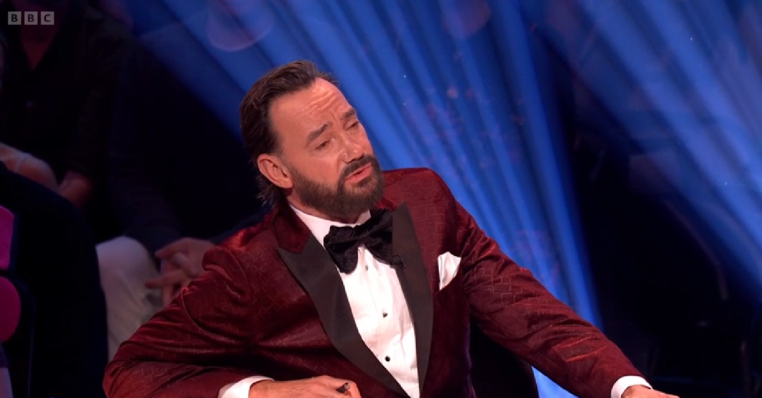 Craig Revel Horwood giving feedback on Strictly