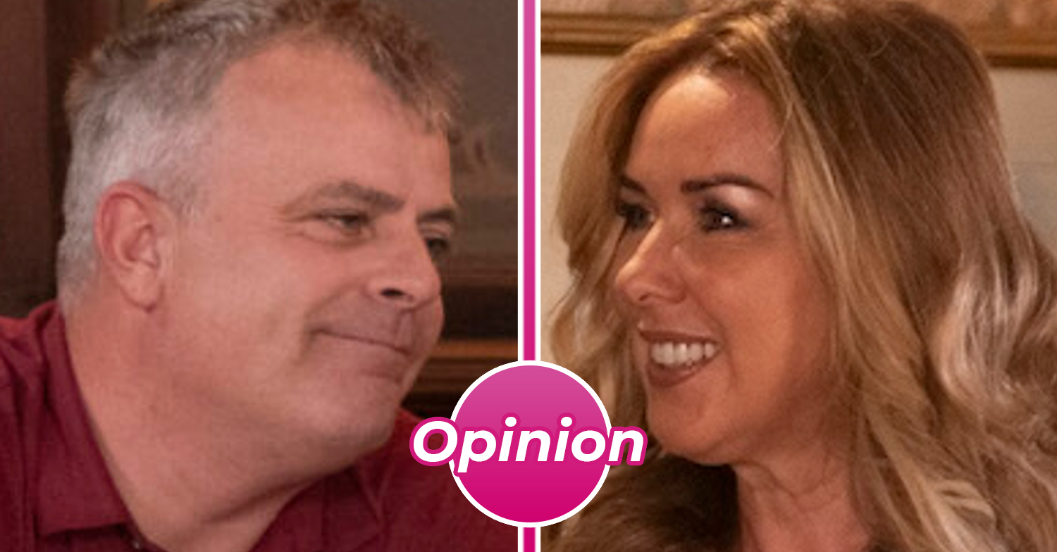 Coronation Street's Steve, Cassie, an opinion bubble