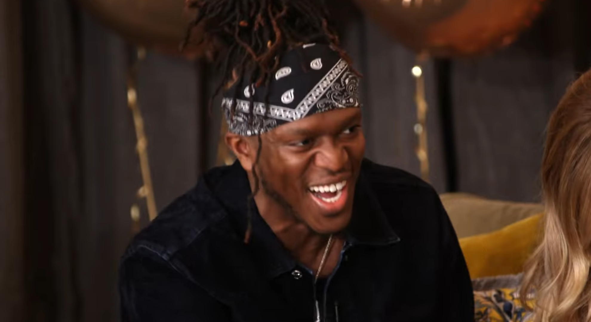 KSI on BGT smiling