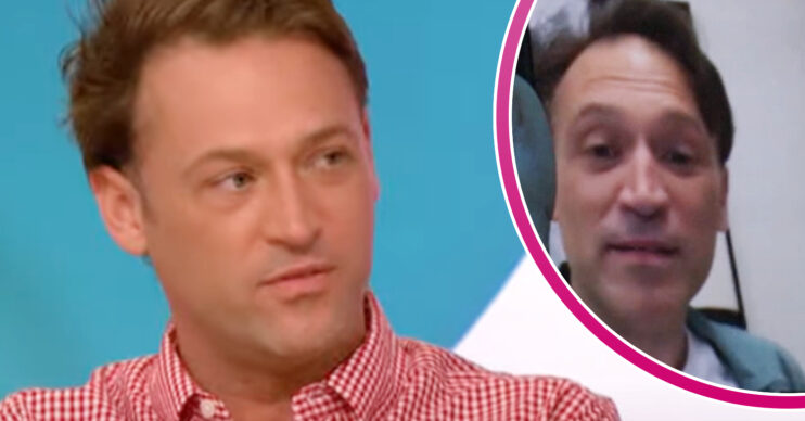 EastEnders' Paul, and in a bubble is Joe
