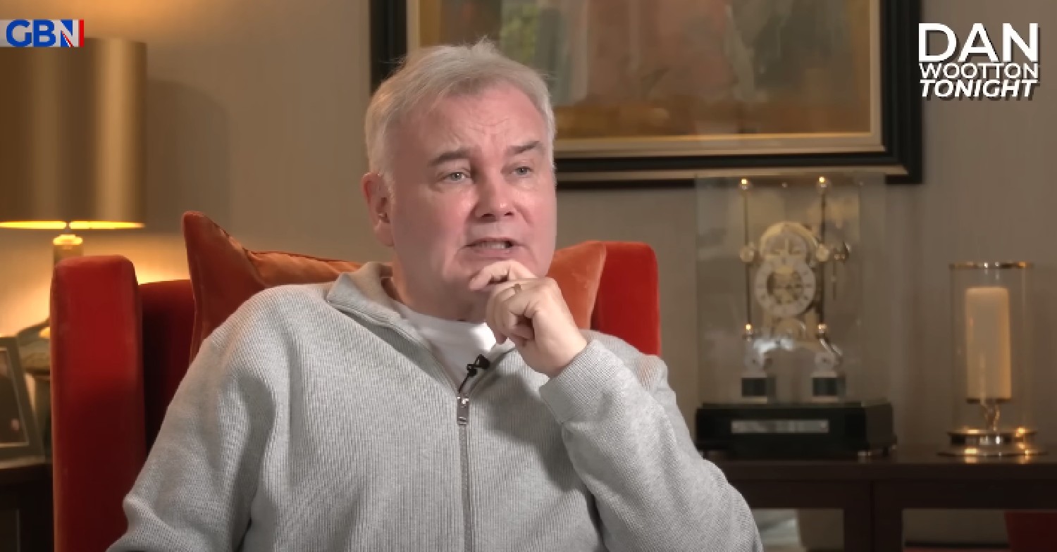 Eamonn Holmes speaking on GB News