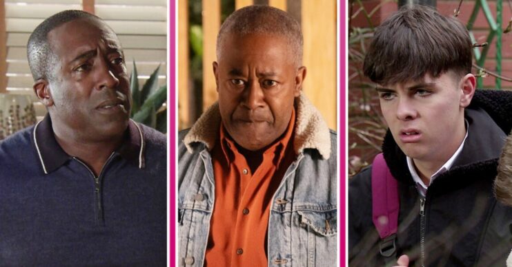 Composite image of Ed, Ronnie and Mason on Corrie (Credit: ITV/Composite: ED!)