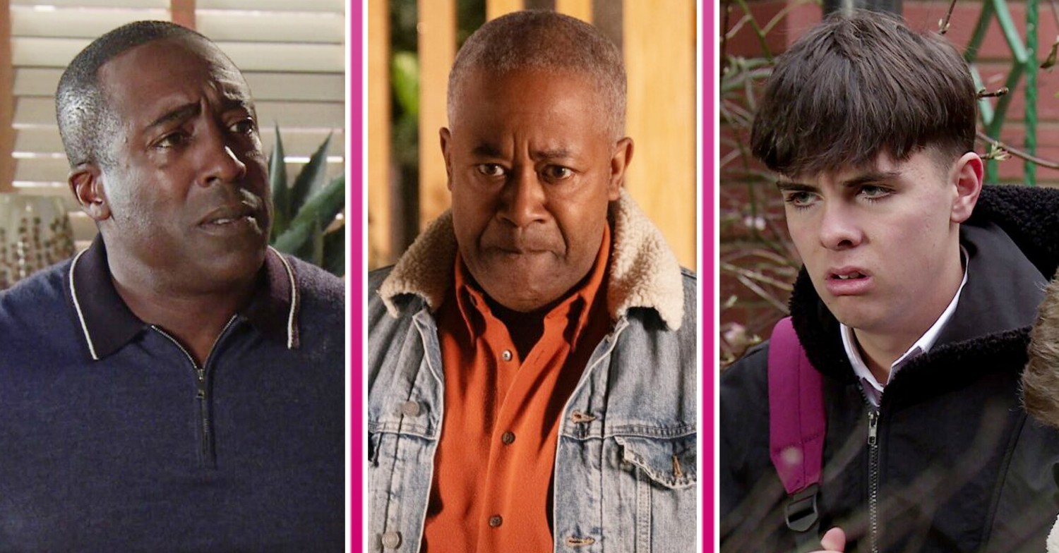Composite image of Ed, Ronnie and Mason on Corrie (Credit: ITV/Composite: ED!)