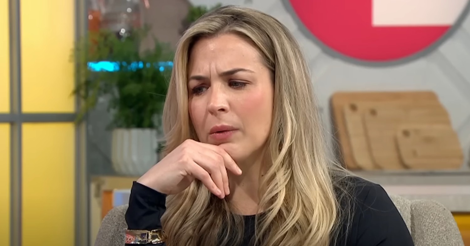 Gemma Atkinson frowning on Lorraine