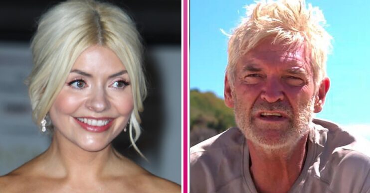 Holly Willoughby smiling at the NTAs and Phillip Schofield on Cast Away show
