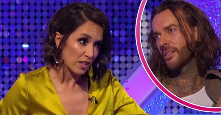 Janette Manrara and Pete Wicks on Strictly It Takes Two