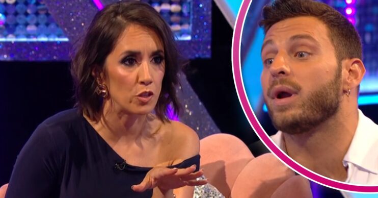 Janette Manrara and Vito Coppola on Strictly It Takes Two