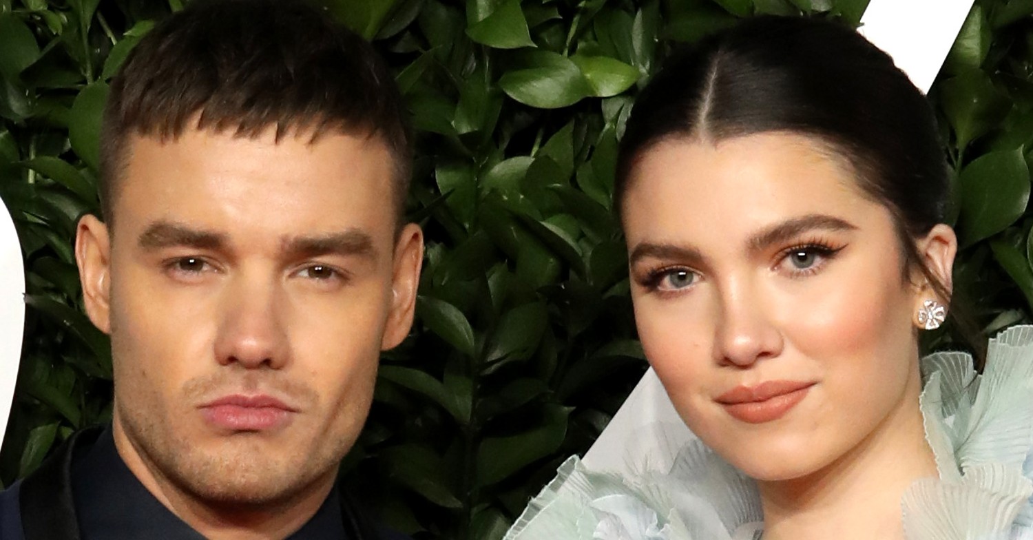 Liam Payne and Maya Henry looking to camera