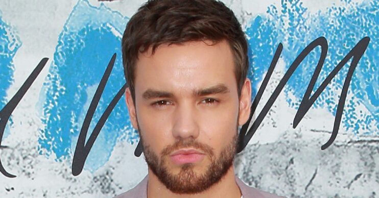 Liam Payne looking straight to camera
