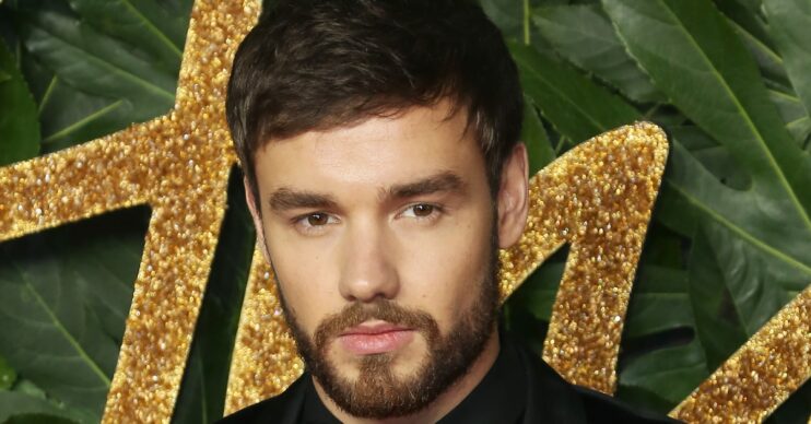 Liam Payne looking straight to camera
