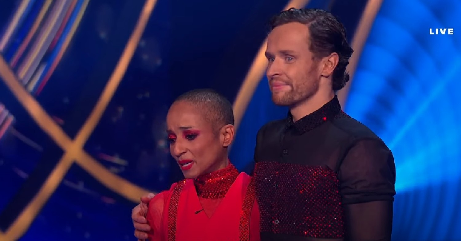 Adele Roberts and Mark Hanretty on Dancing On Ice
