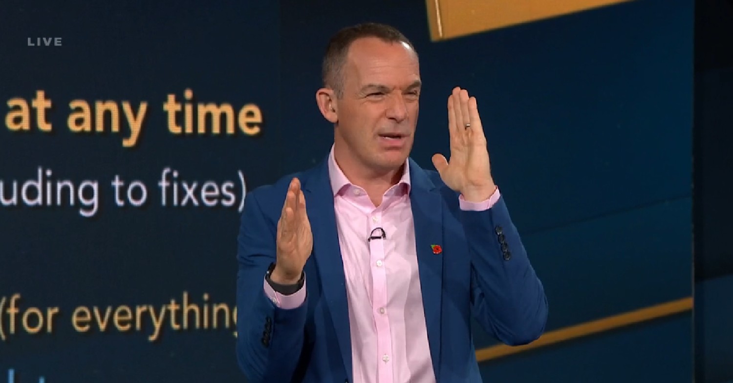 Martin Lewis hosting his Money Show