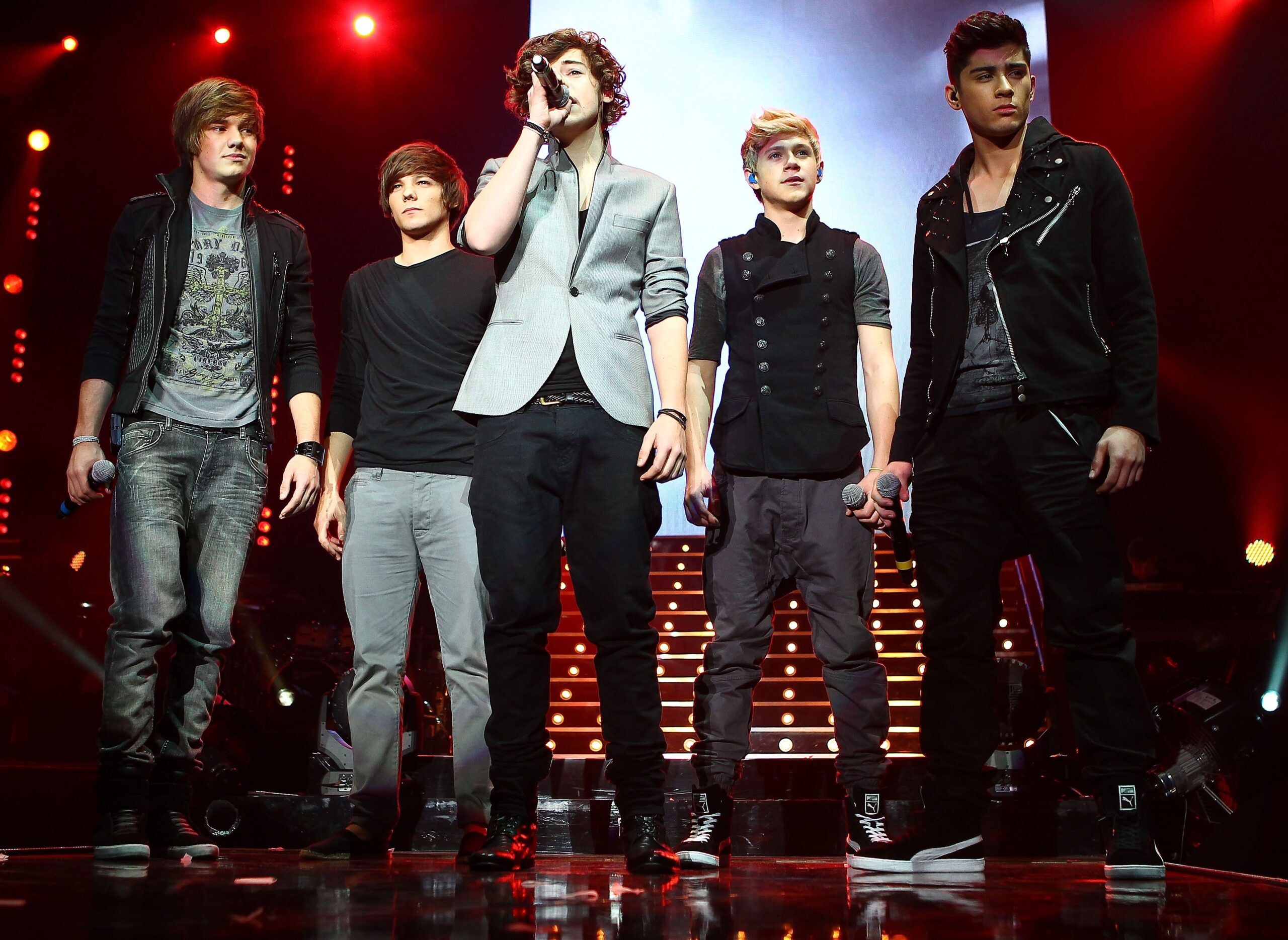 One Direction members including Liam Payne