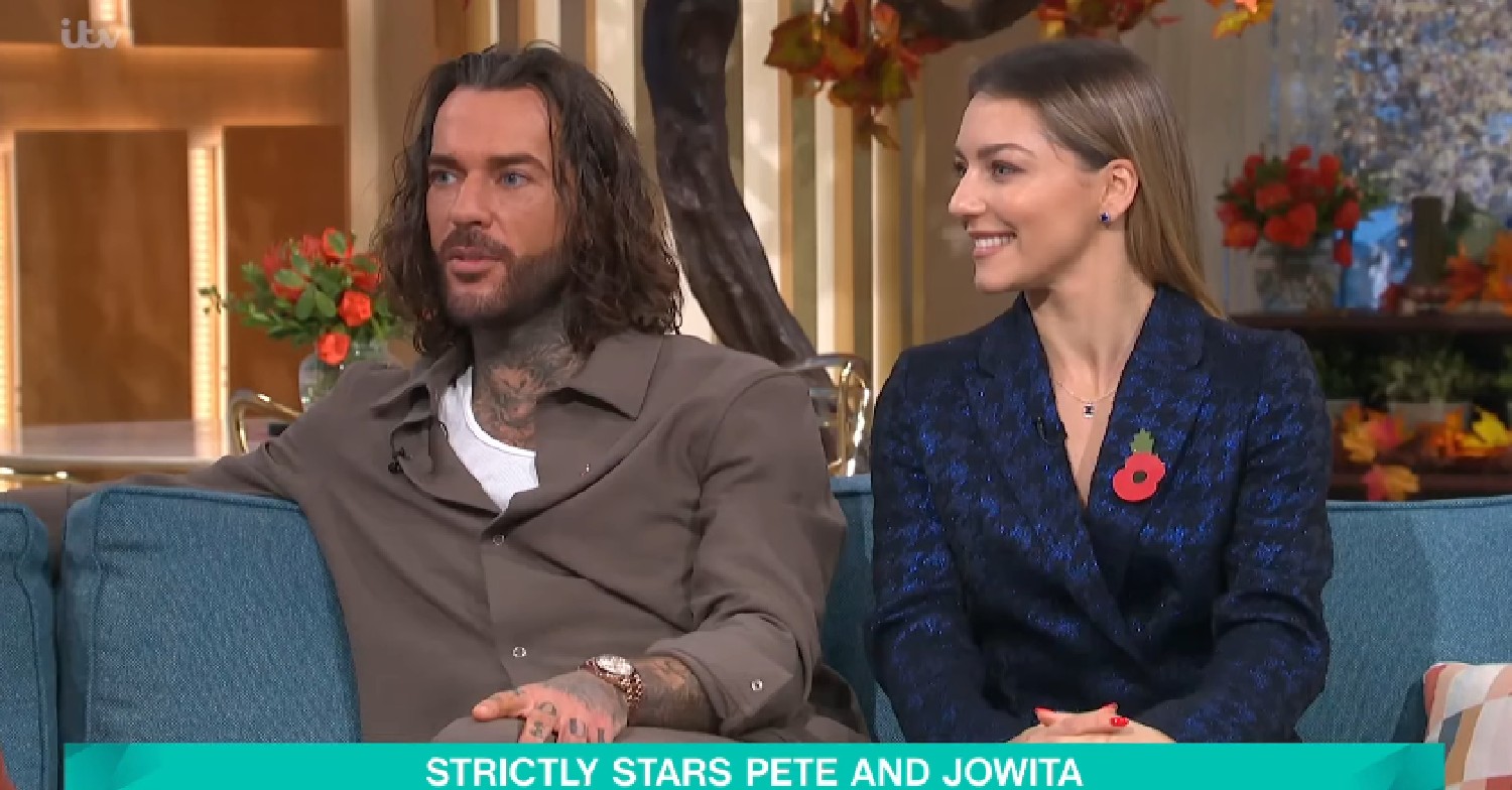 Pete Wicks and Jowita Przystal on This Morning today 