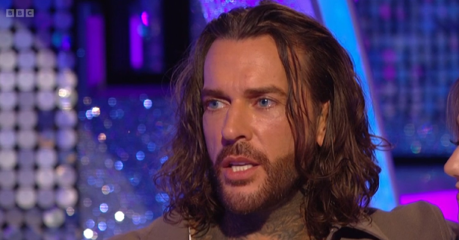 Pete Wicks talking on Strictly It Takes Two
