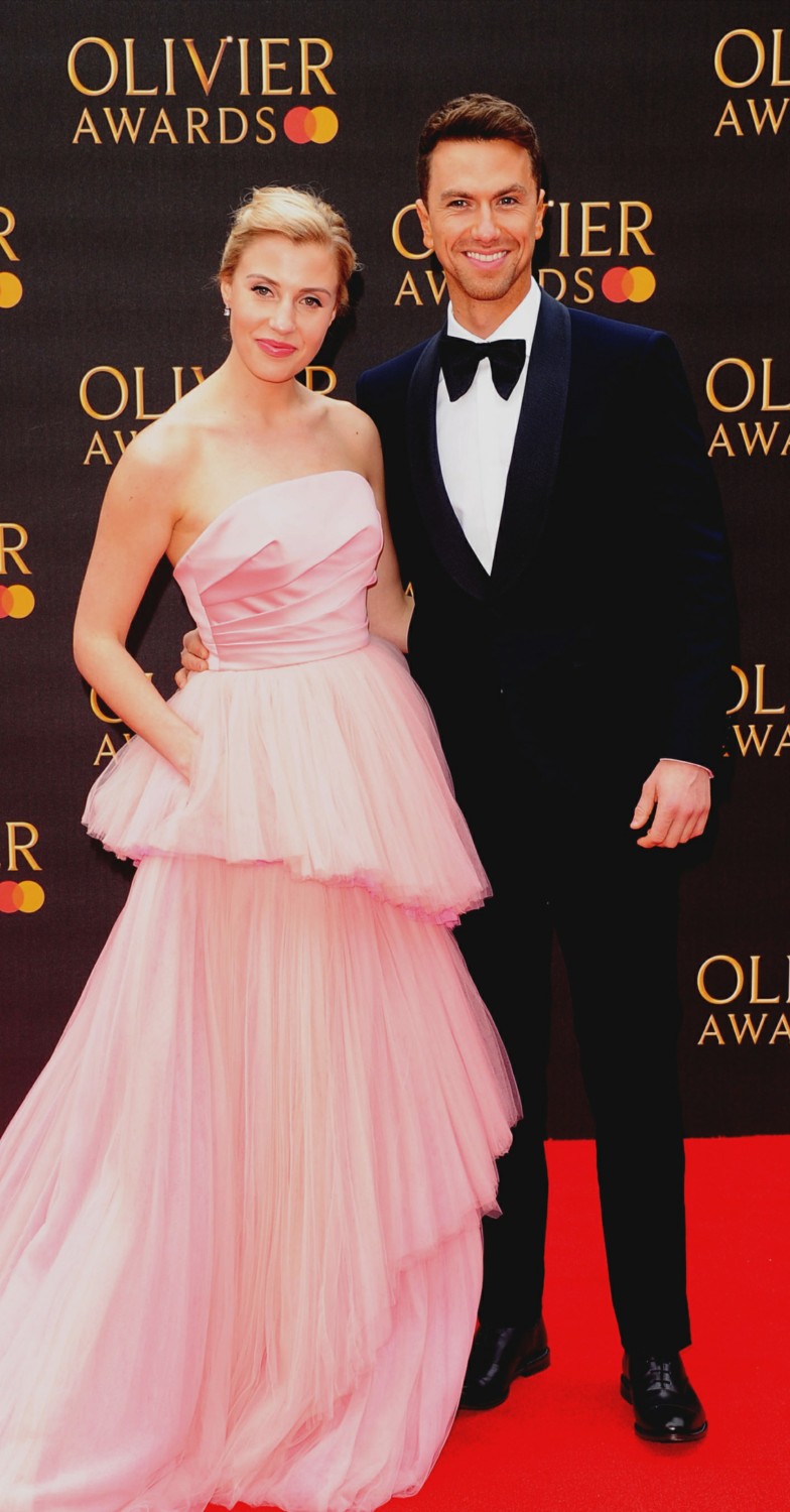 Richard Fleeshman and Celinde at Olivier Awards