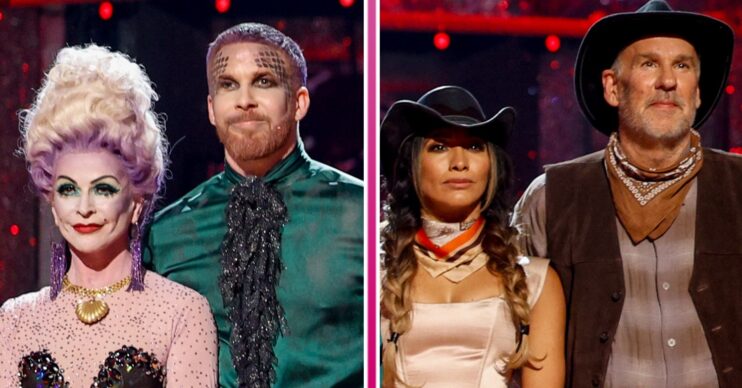 Toyah and Neil and Paul and Karen on the Strictly results show
