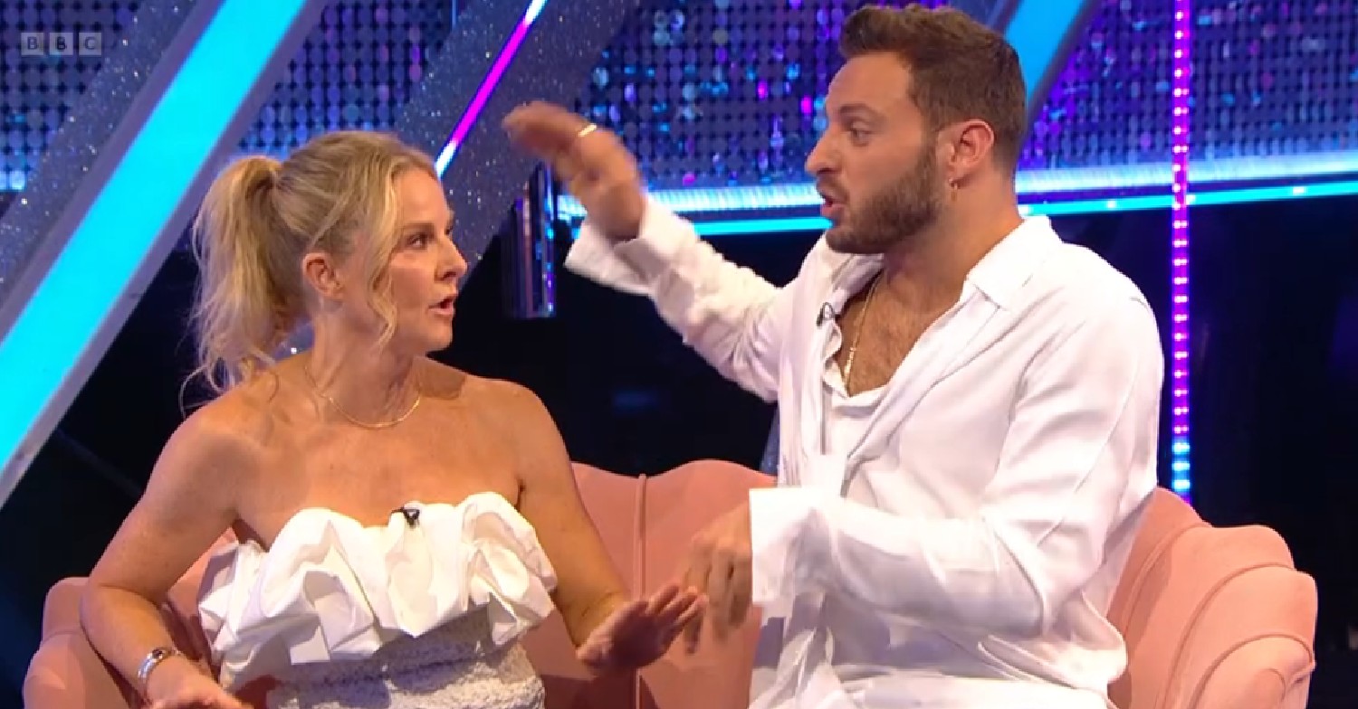 Sarah Hadland and Vito Coppola on Strictly It Takes Two