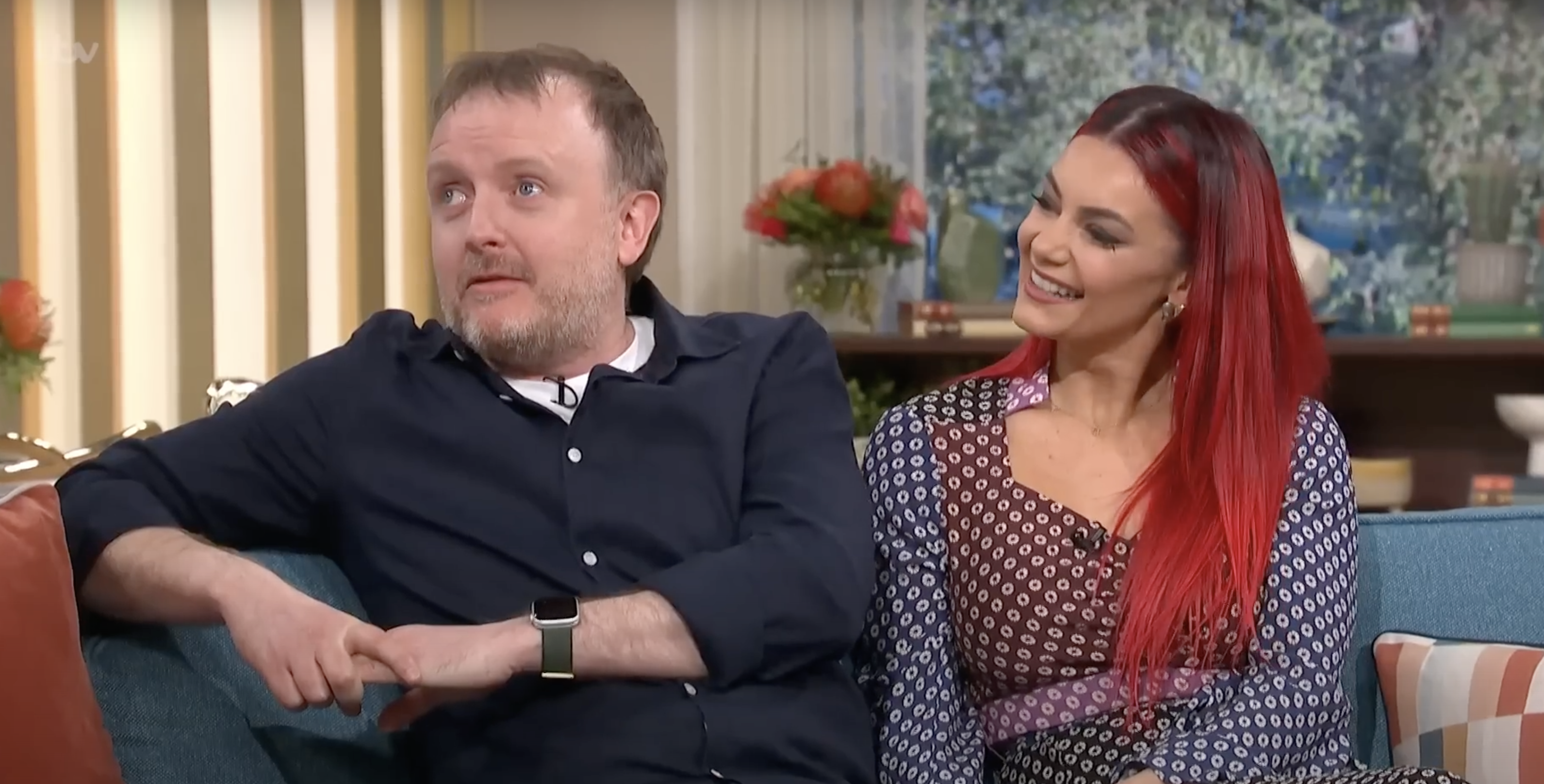 Chris McCausland and Dianne Buswell on This Morning