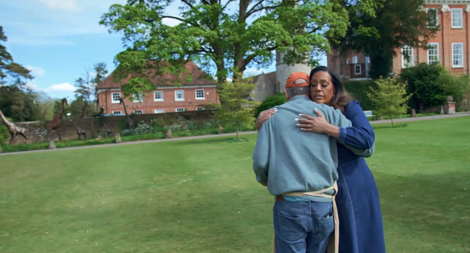 Alison Hammond cuddles Great British Bake Off contestant Jeff