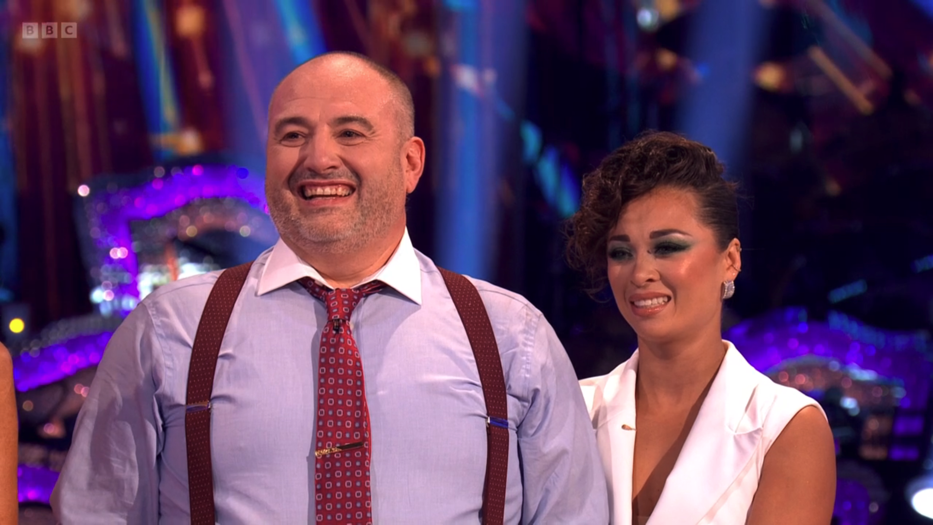 Wynne Evans and Katya Jones on Strictly Come Dancing