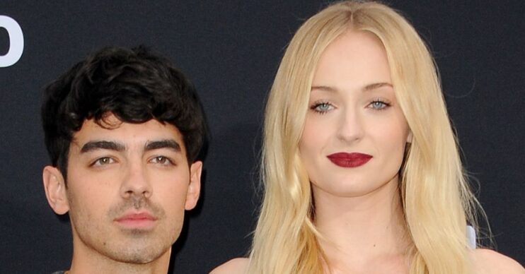 Joe Jonas and Sophie Turner on the red carpet