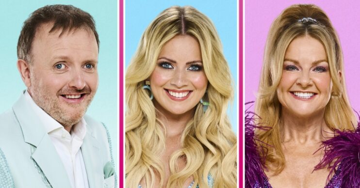 Strictly 2024 stars Chris McCausland, Tasha Ghouri and Sarah Hadland in promo pics