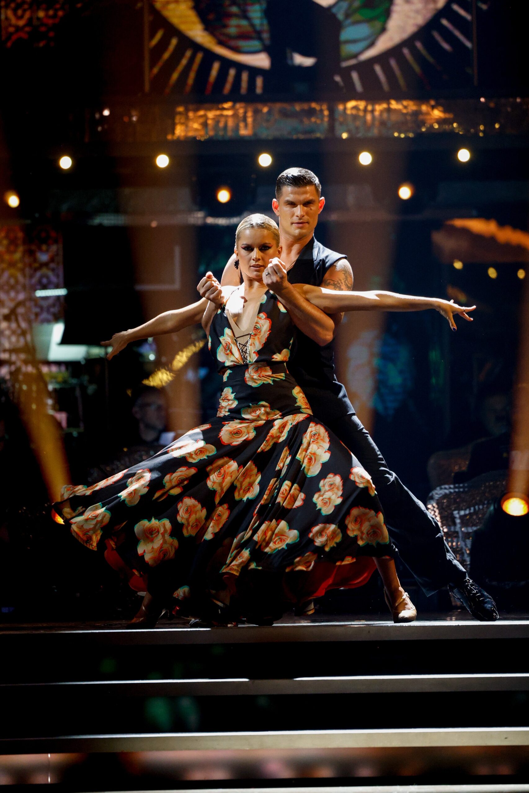 Tasha Ghouri and Aljaz Skorjanec on Strictly