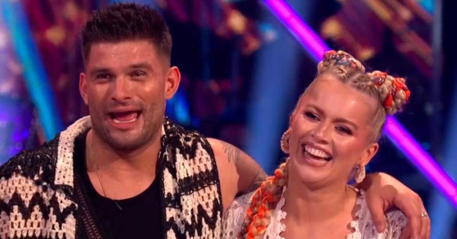 Tasha and Aljaz on Strictly Come Dancing