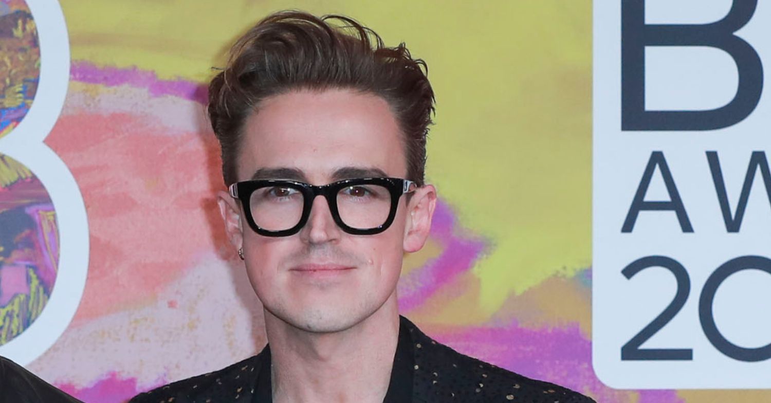 Tom Fletcher on the red carpet