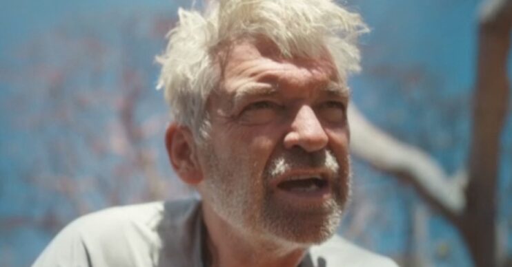 Phillip Schofield on Cast Away grimacing
