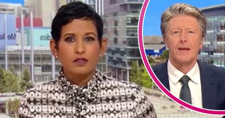 Naga Munchetty and Charlie Stayt on BBC Breakfast