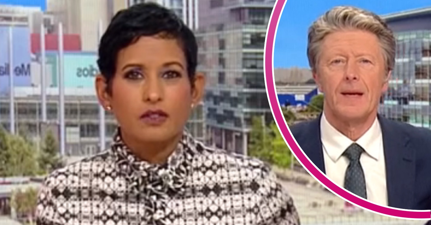 Naga Munchetty and Charlie Stayt on BBC Breakfast