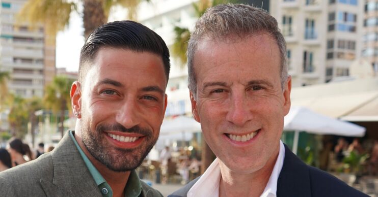 Giovanni Pernice and Anton Du Beke smiling