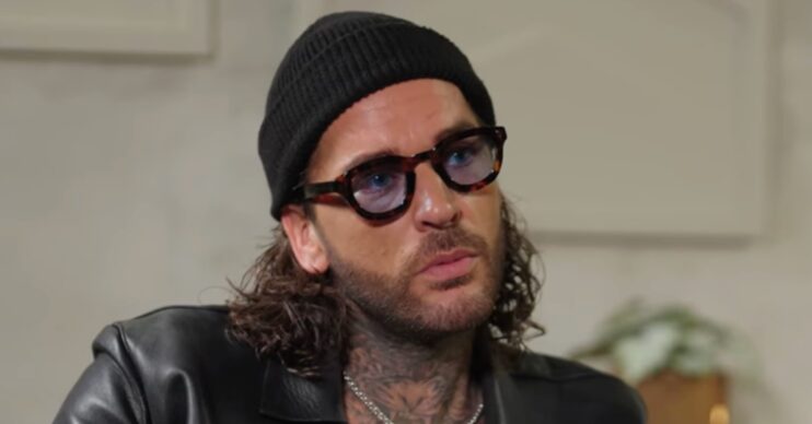 Pete Wicks with emotional expression on the High Performance podcast