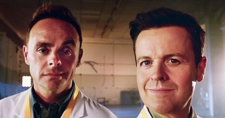 Ant and Dec close-up in I'm A Celeb trailer
