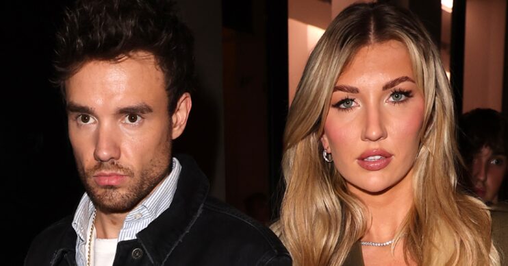Liam Payne and Kate Cassidy frowning