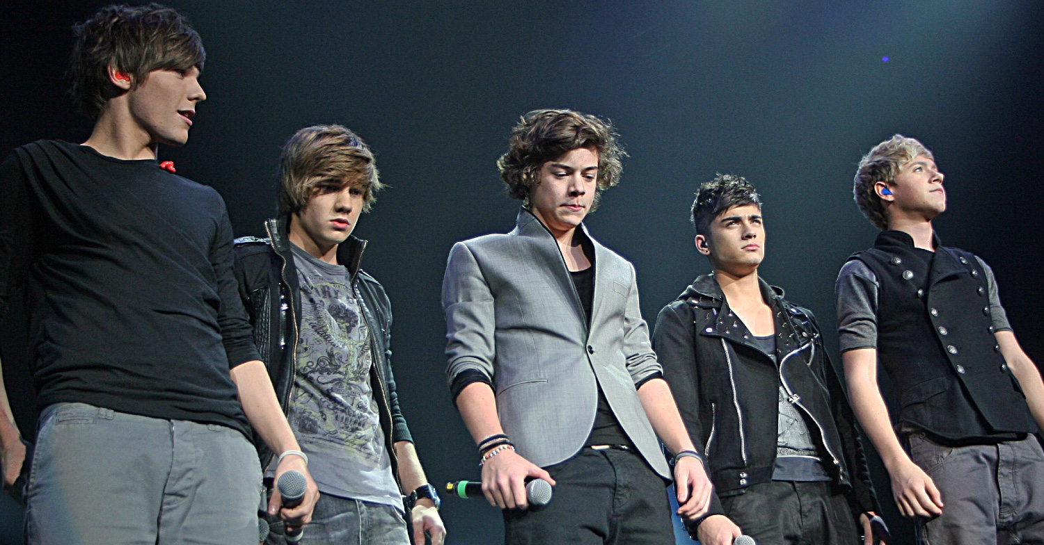 Young One Direction performing