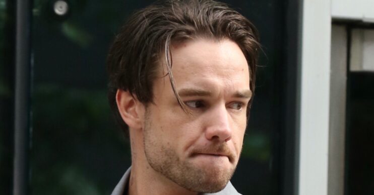 Liam Payne frowning