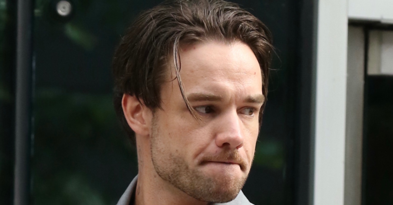 Liam Payne frowning