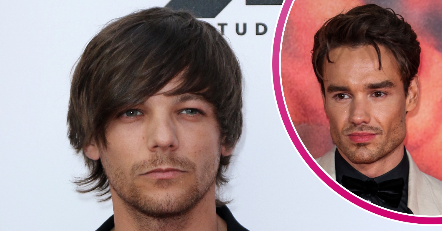 Louis Tomlinson frowning beside Liam Payne