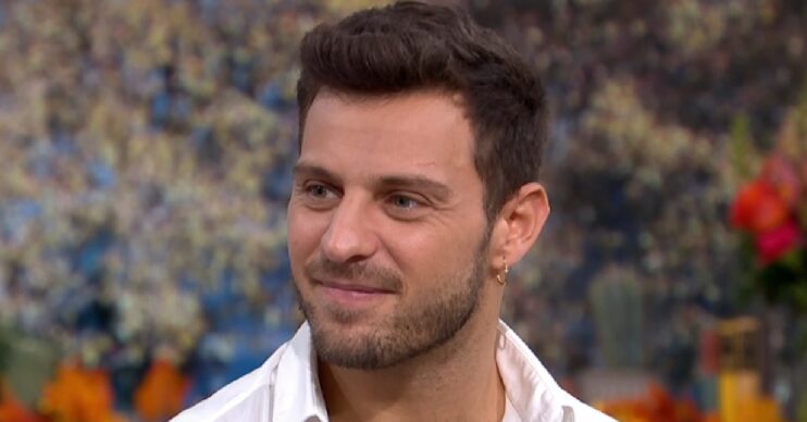 Strictly star Vito Coppola smiling on This Morning today
