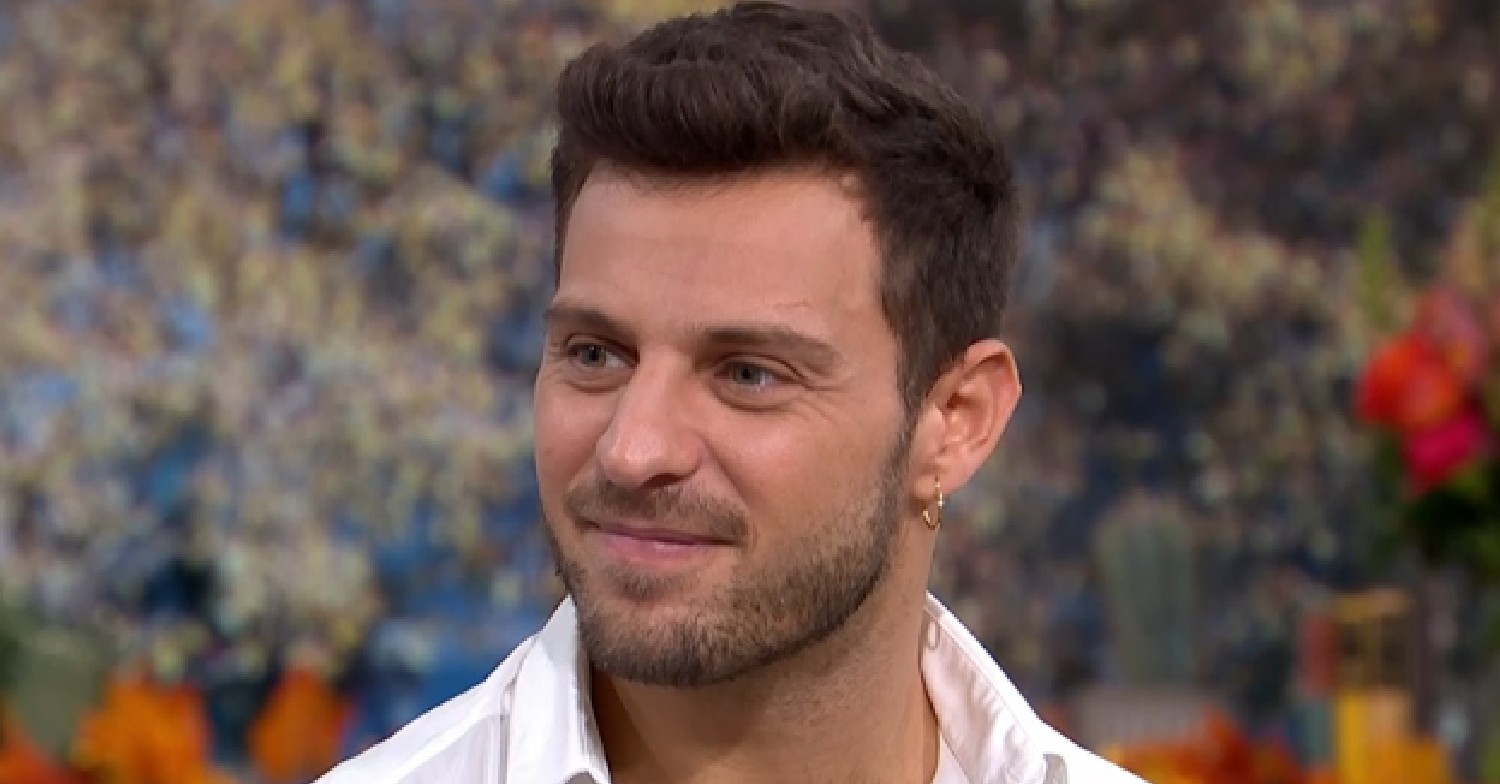 Strictly star Vito Coppola smiling on This Morning today