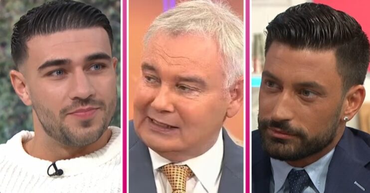 Tommy Fury, Eamonn Holmes and Giovanni Pernice