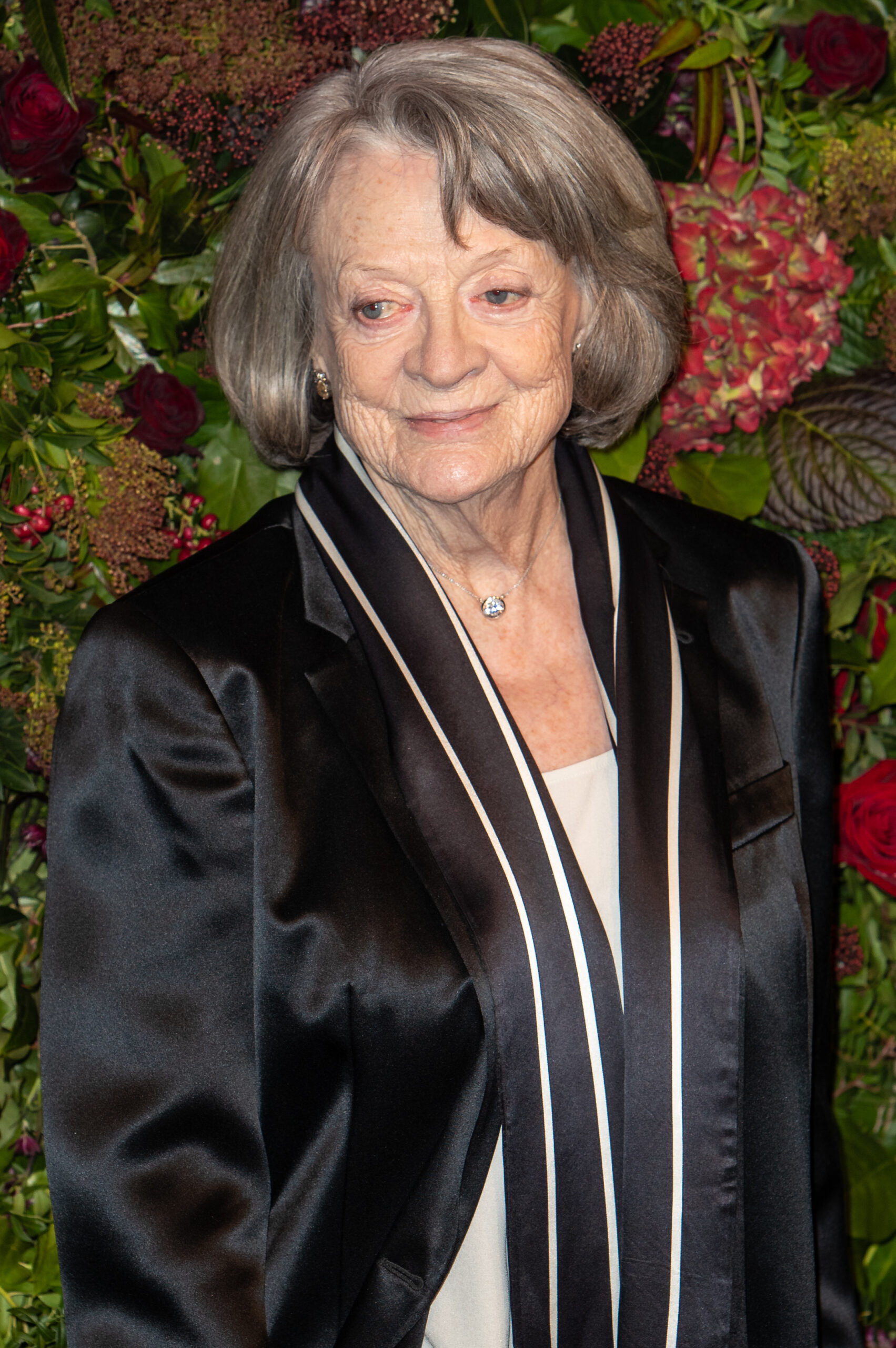 Maggie Smith smiling