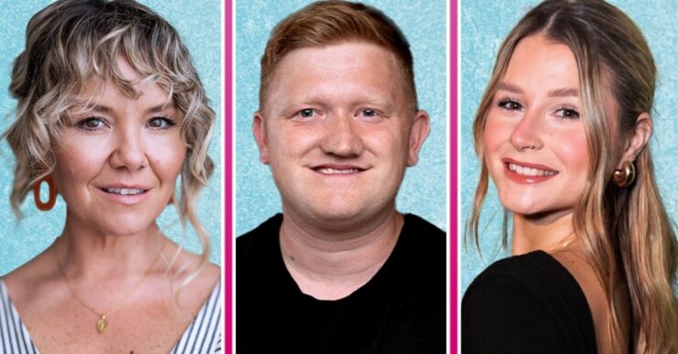Charlie Brooks, Sam Aston and Mollie Pearce in Dancing On Ice 2025 pics