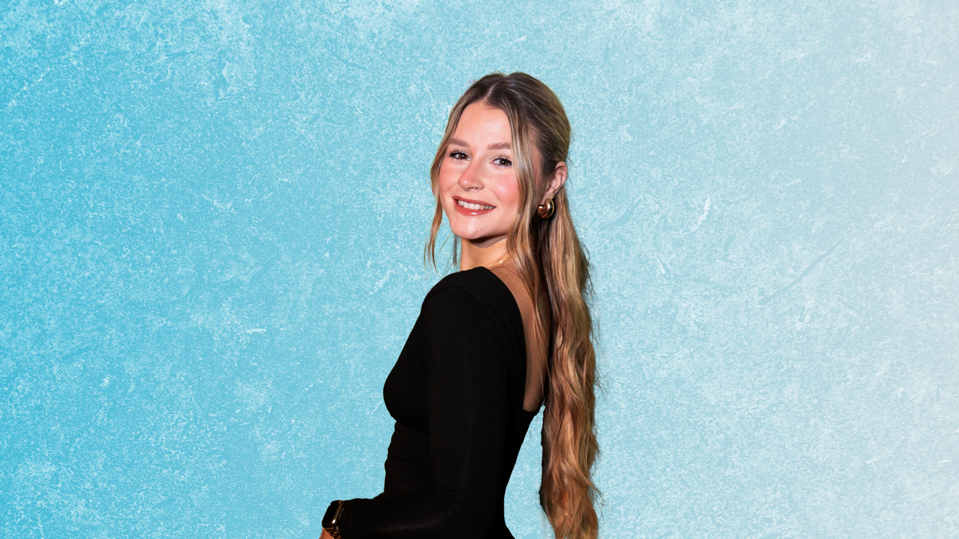Mollie Pearce smiling in Dancing On Ice headshot