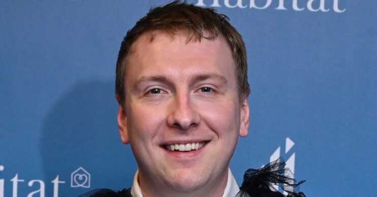Joe Lycett on the red carpet