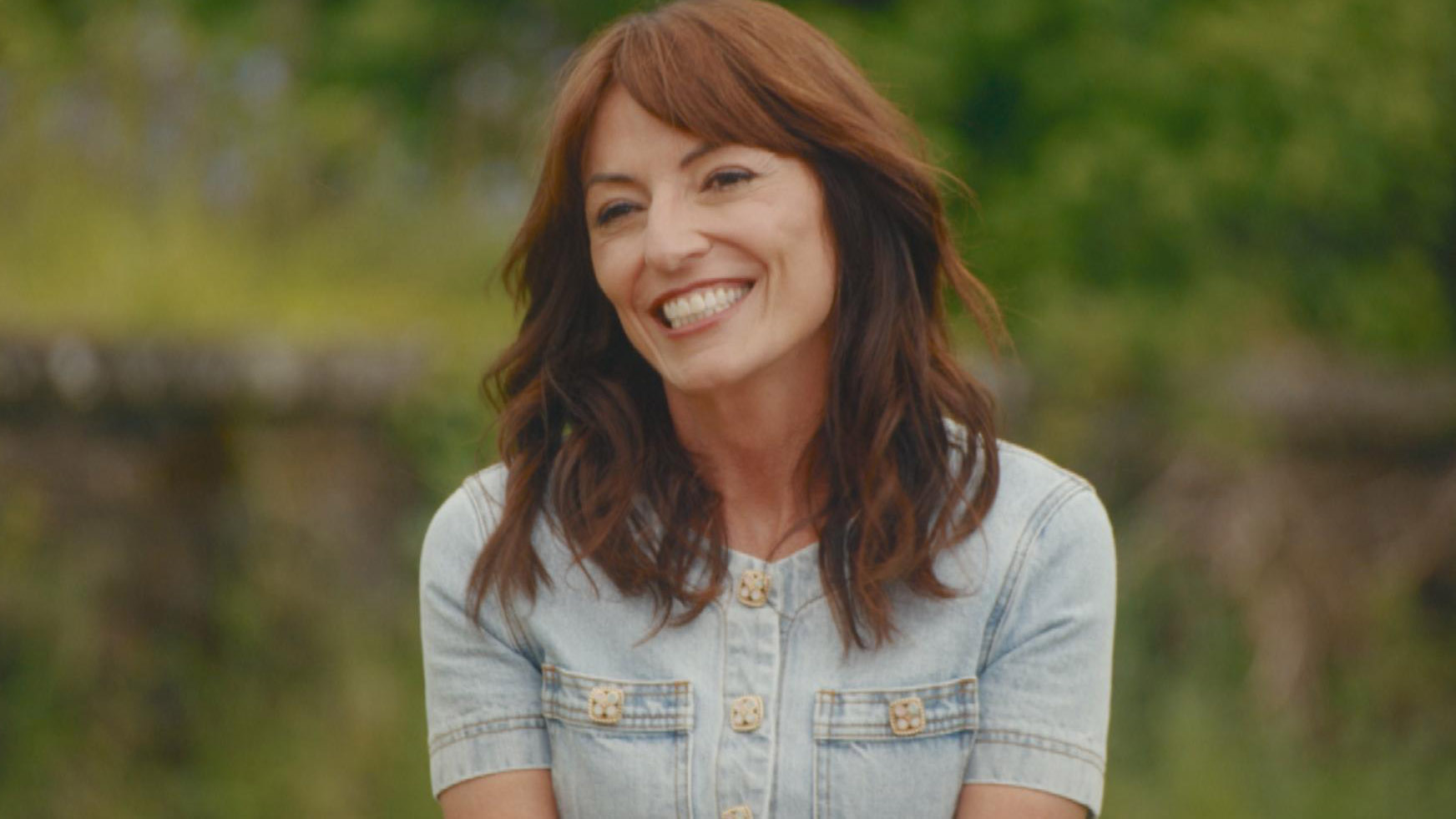 Davina McCall smiling on My Mum Your Dad